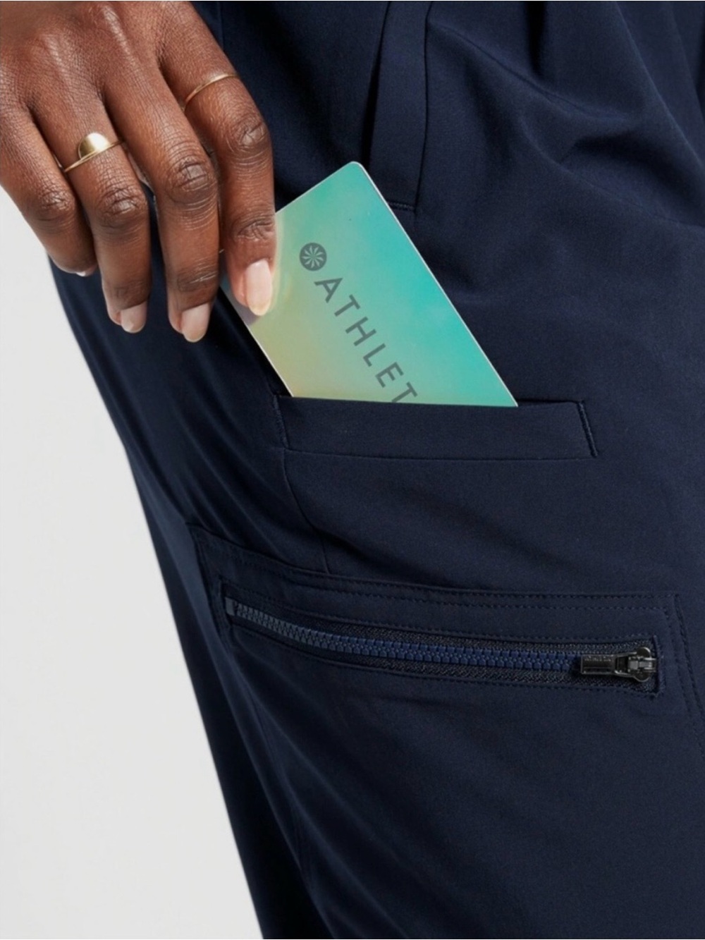 Athleta Navy Venture Pant - Picture 3 of 13